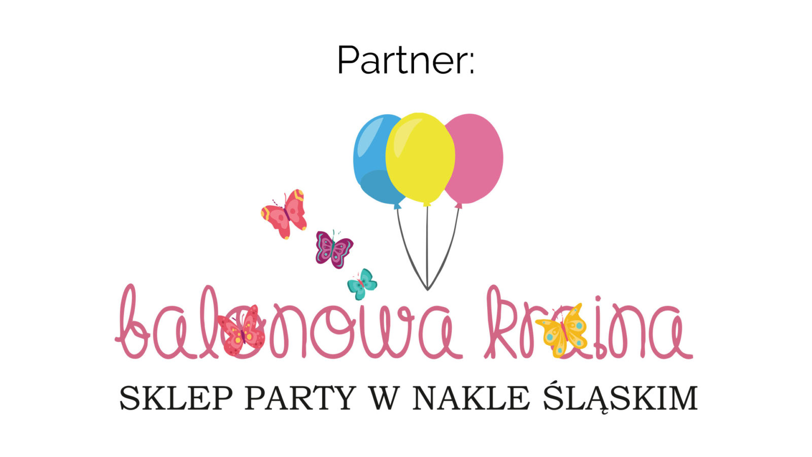 logotyp partnera wydarzenia - Balonowa kraina, sklep party w Nakle Śląskim