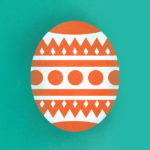 grafika z kolorowym jajkiem wielkanocnym