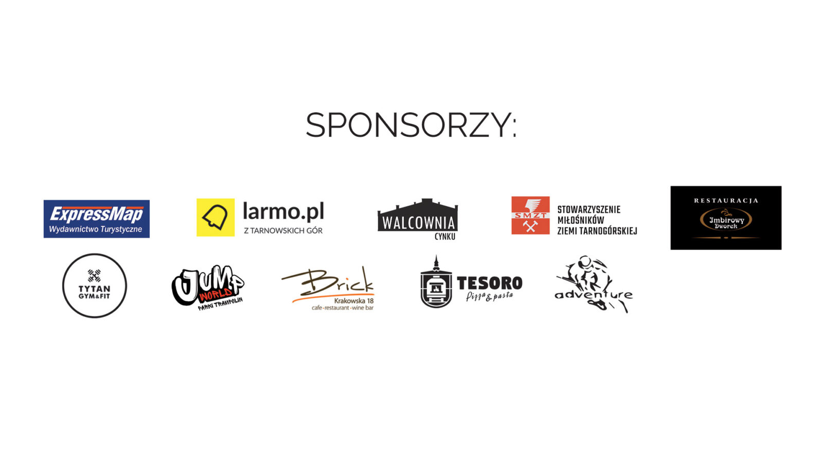 Zdjęcie przedstawia logotypy sponsorów