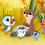 Na zdjęciu kadr z filmu animowanego Wyspa Puffinów. Nowi przyjaciele