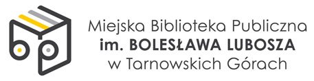 Zdjęcie przedstawia logotyp Miejskiej Biblioteki Publicznej im. Bolesława Lubosza w Tarnowskich Górach  